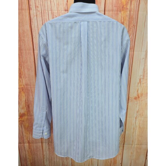 Brooks Brothers Regent Non-Iron Stripe Dress Shirt 17-34 - Large - Picture 2 of 6